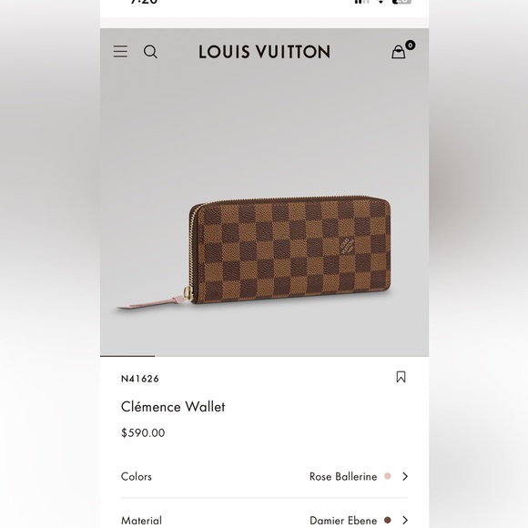 Louis Vuitton Clemence Wallet - Picture 2 of 14